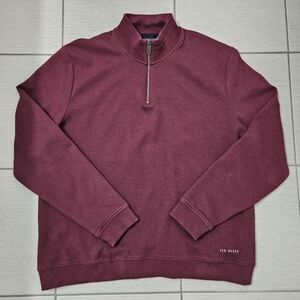 NWOT Ted Baker Funnel Neck Quarter Zip Sweater (6)